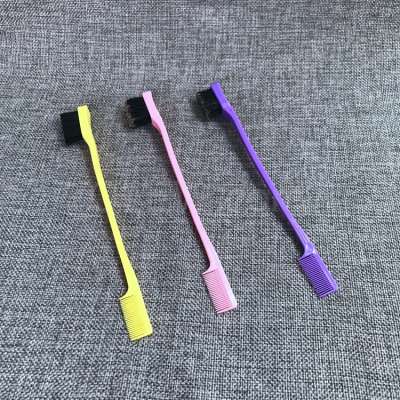 Free Sample Colorful No logo mini dege control edge booster brush